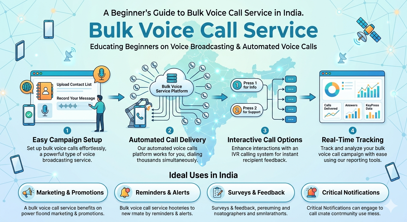 What is Bulk Voice Call Service & How It Works in India
