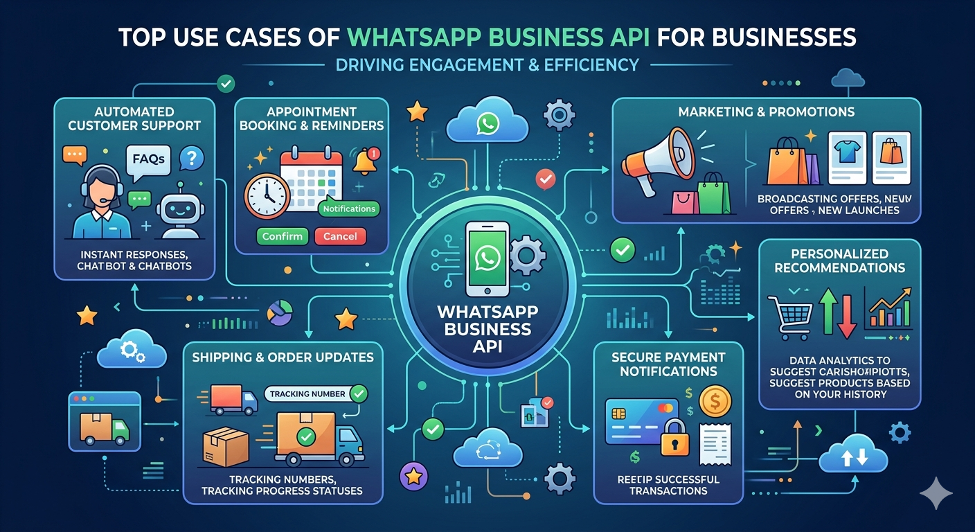 Top Use Cases of WhatsApp Business API for Businesses