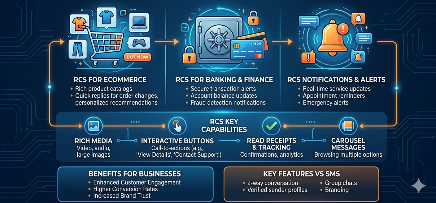 Top Use Cases of RCS Messaging for Businesses