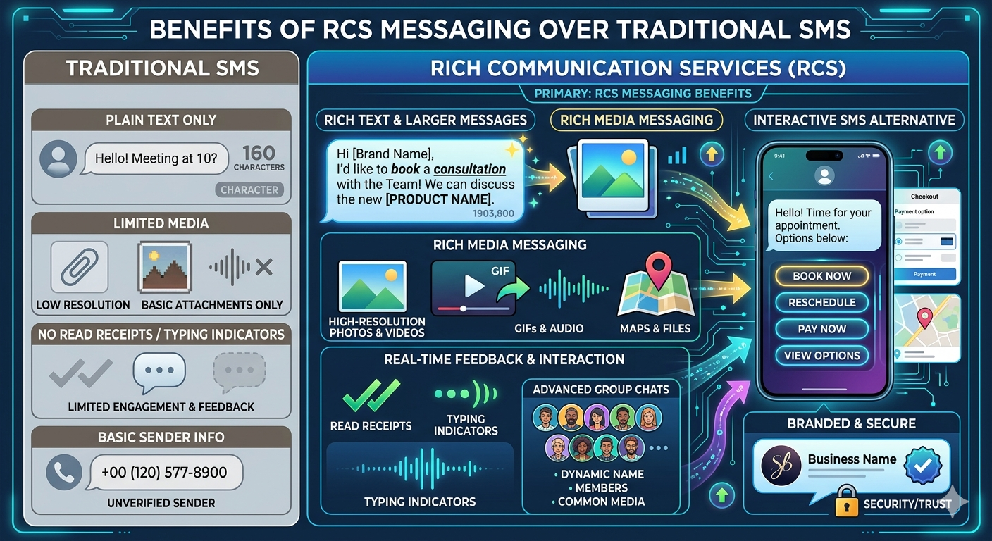10 Benefits of RCS Messaging Over Traditional SMS
