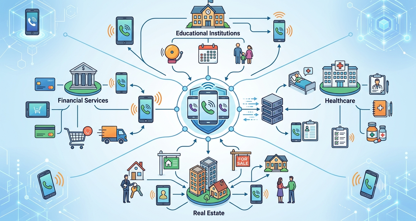 📞 Top Use Cases of Bulk Voice Call Service Across Different Industries