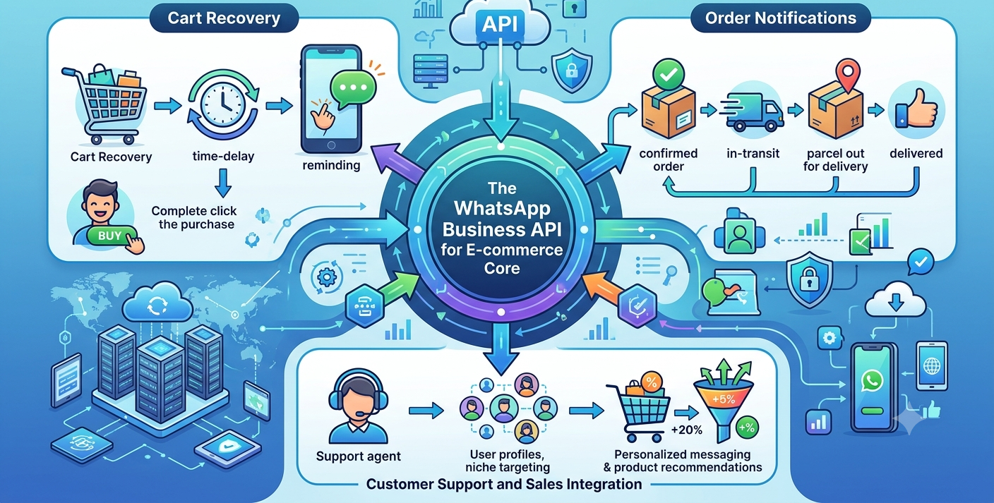 WhatsApp Business API for E-commerce: The Complete Growth Guide (2026)