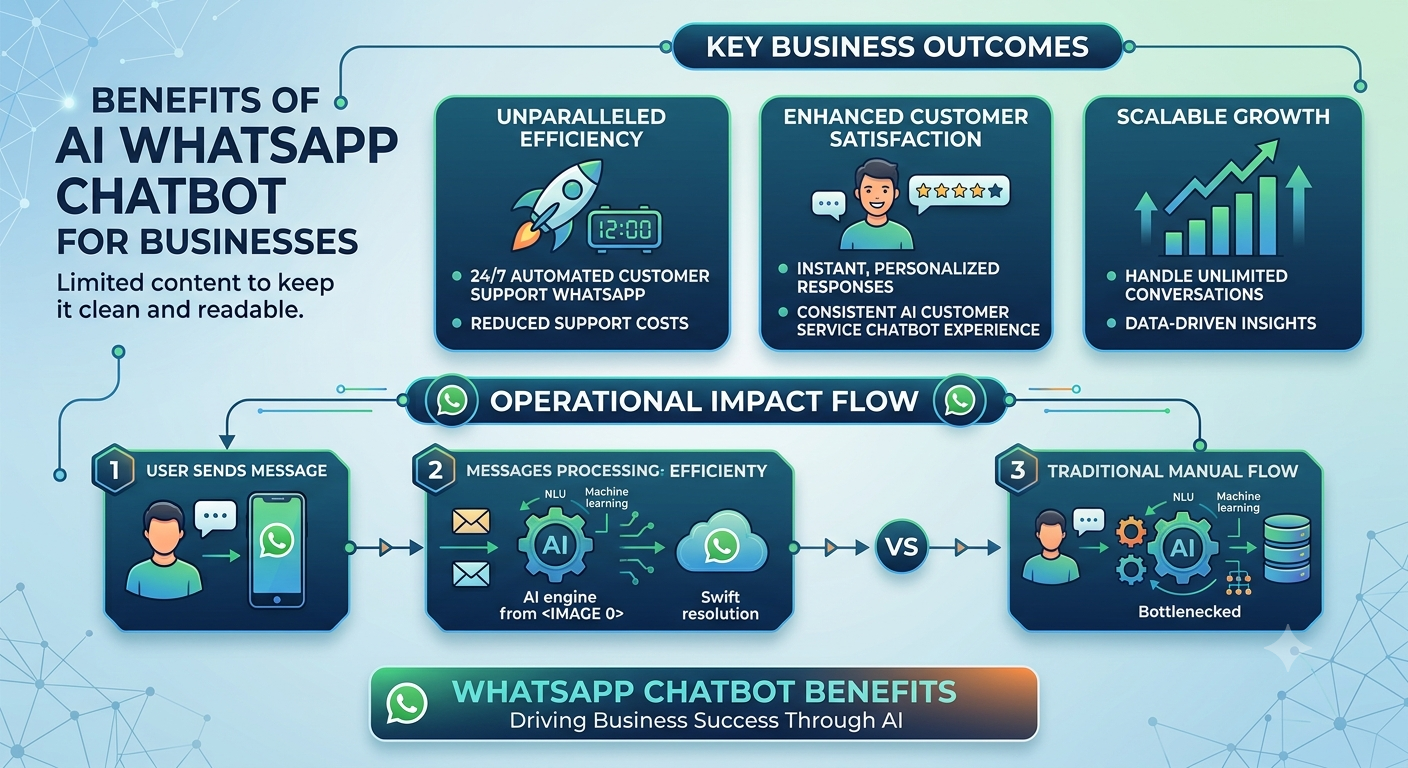 Top 12 Benefits of AI WhatsApp Chatbot for Businesses in 2026