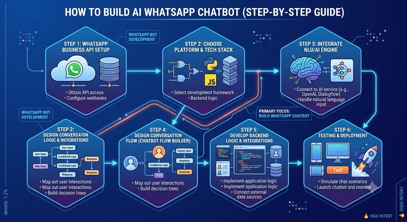 How to Build an AI WhatsApp Chatbot: Step-by-Step Guide for Businesses (2026)