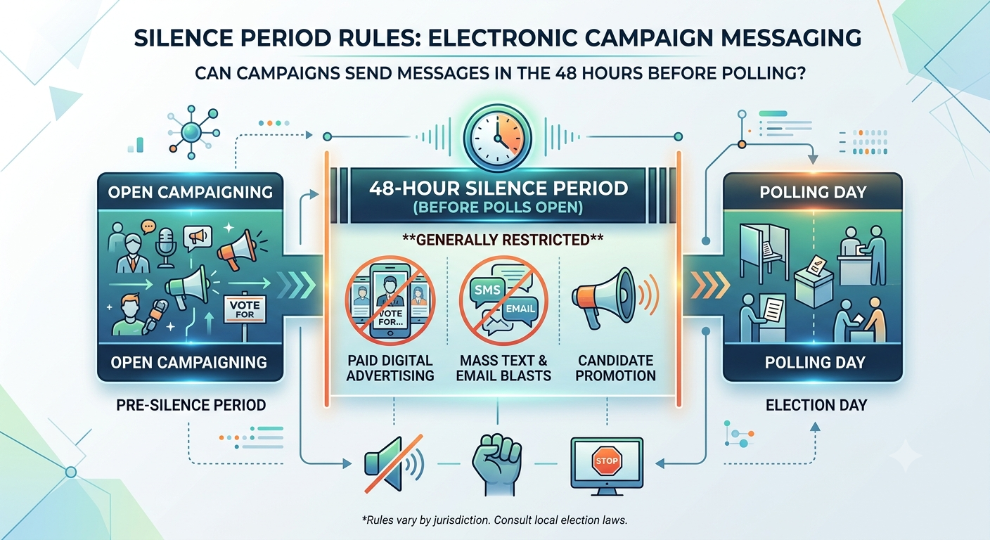 48-Hour Silence Period in India: Can Political Campaigns Send SMS, WhatsApp & Voice Calls Before Polling?